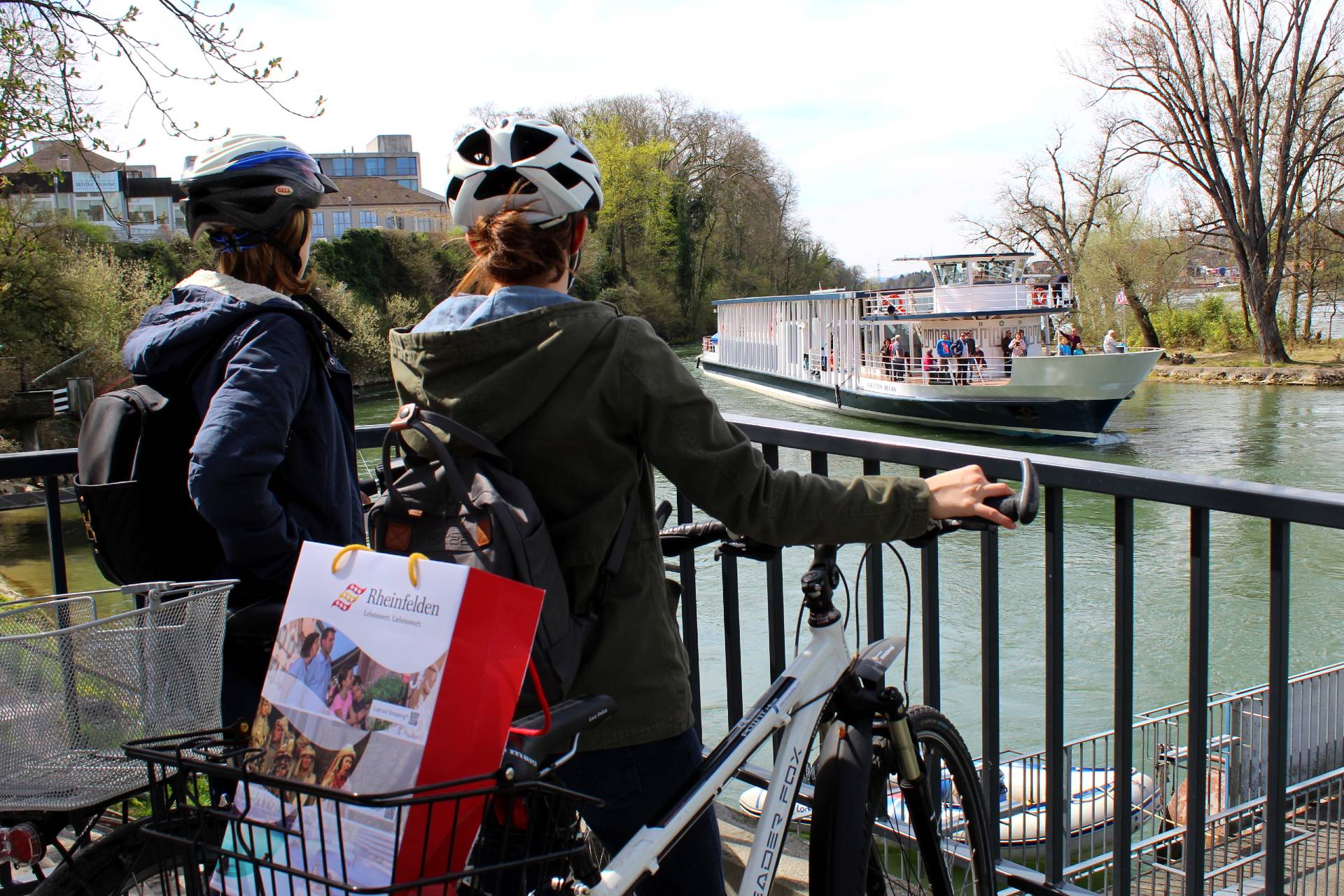 Rheinfelder Rheinwege Radtour Rheinliebe Trois pays à vélo